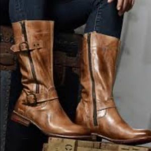 BED|STU Gogo Lug Wide Calf Boots|Size 6.5